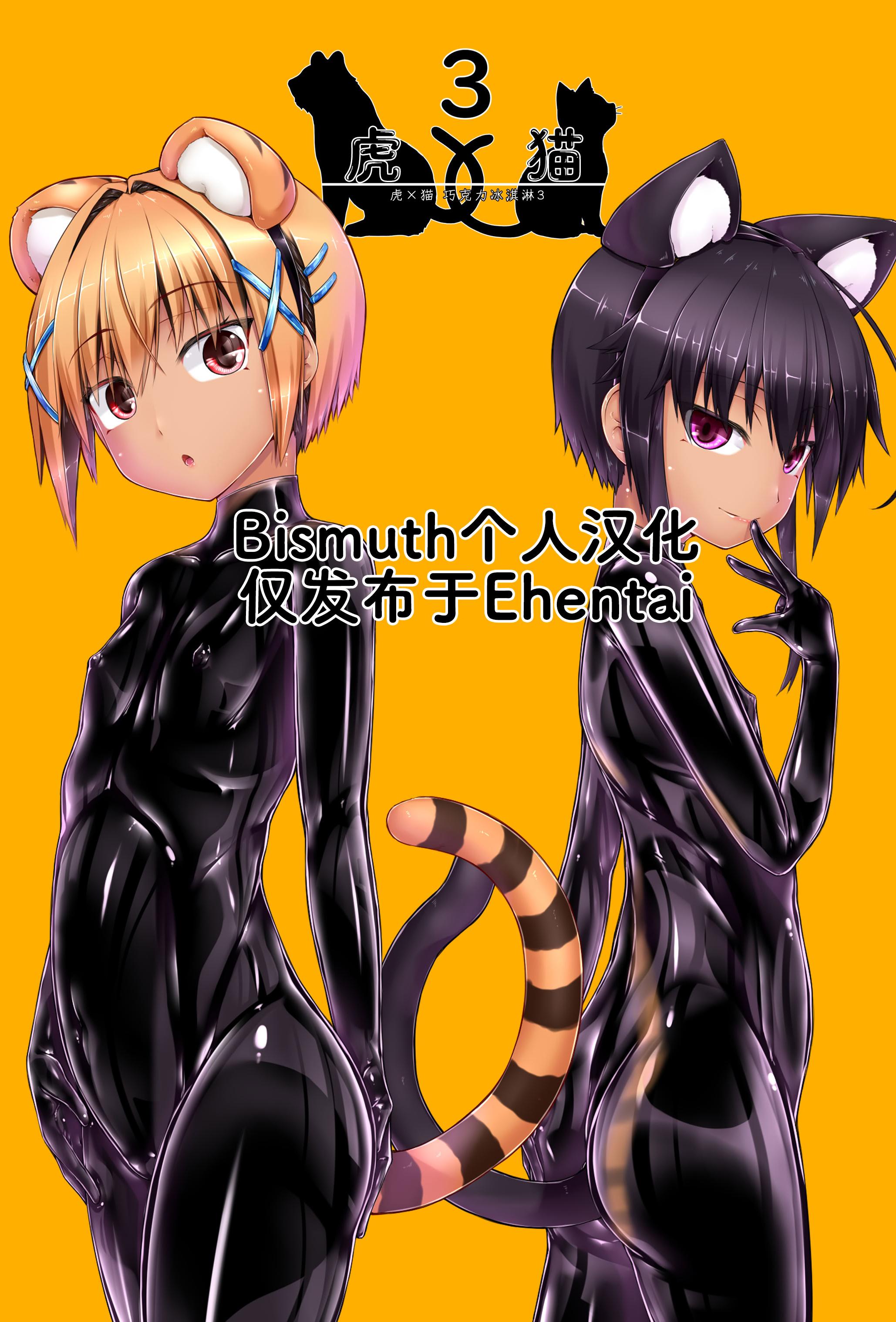 [妄想美術部 (しょーやん)] トラ×ネコチョコアイス3 [DL版
