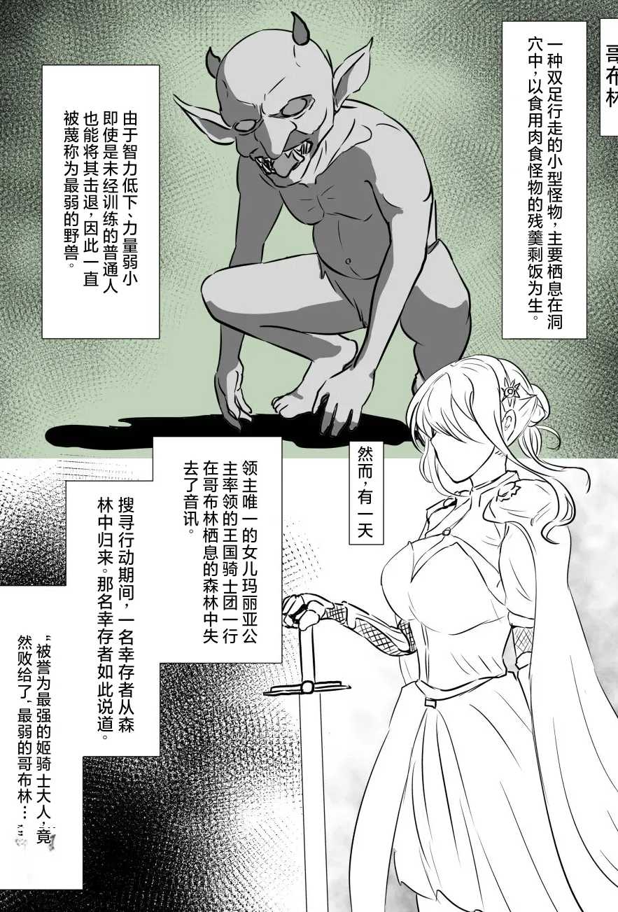 [富井ロバ] 姫騎士vsゴブリン [機翻]