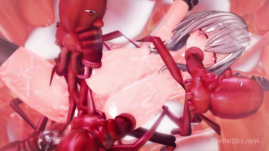 [ろっぴーファンクラブ] 【苗床シチュ】エロタコモンスター達にひたすら舐め回されちゃうノ〇ル団長🐙💕(long_ver)