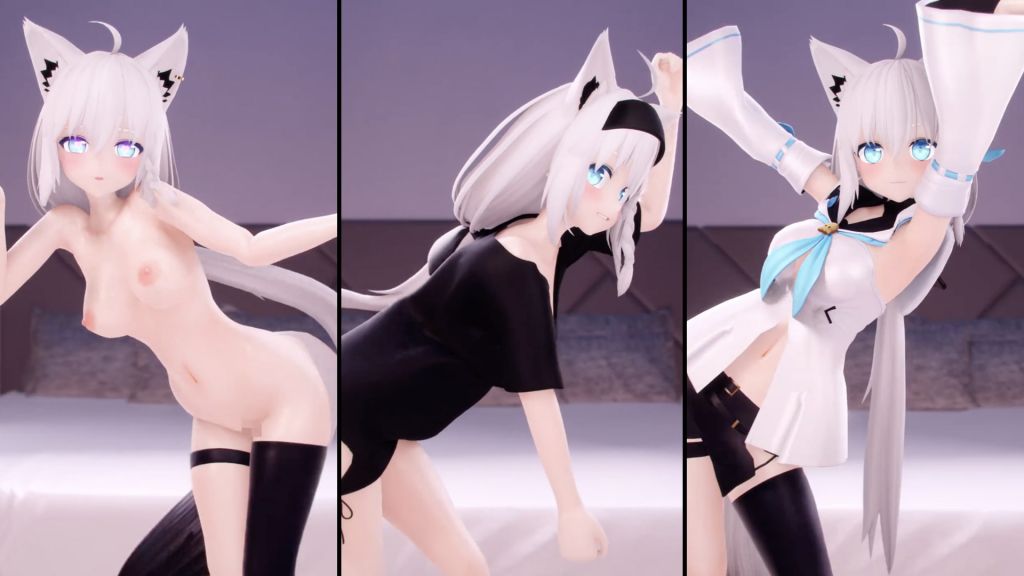 [μ_MMD] フブキちゃんでArona Dance