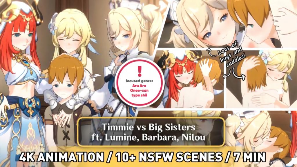 [PastaPaprika] Timmie vs Big Sisters ANIMATION (4K)