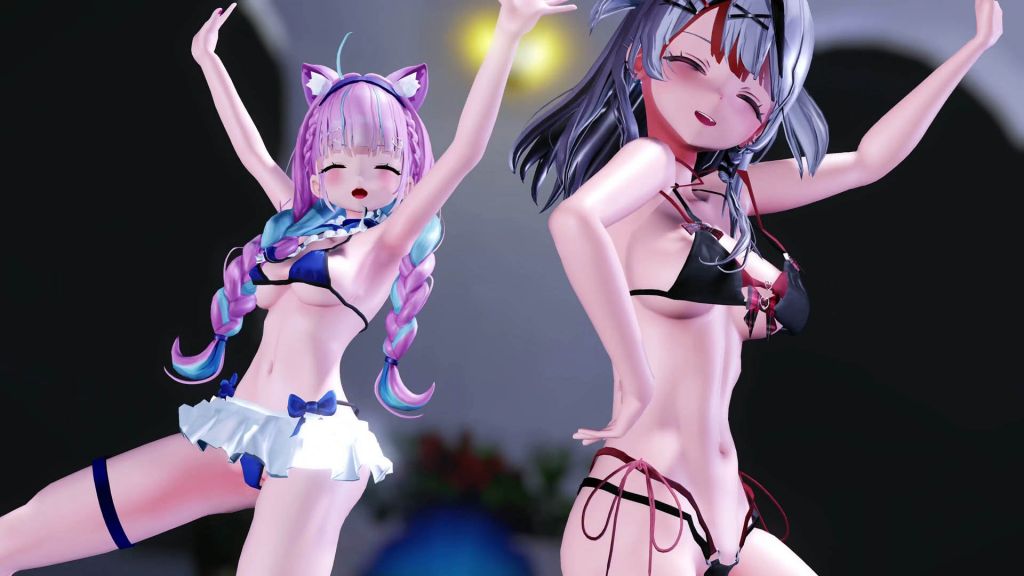 [KazuNishi] 30 沙花〇とホロ〇ンが「過食性アイドル症候群」を踊ってくれました。