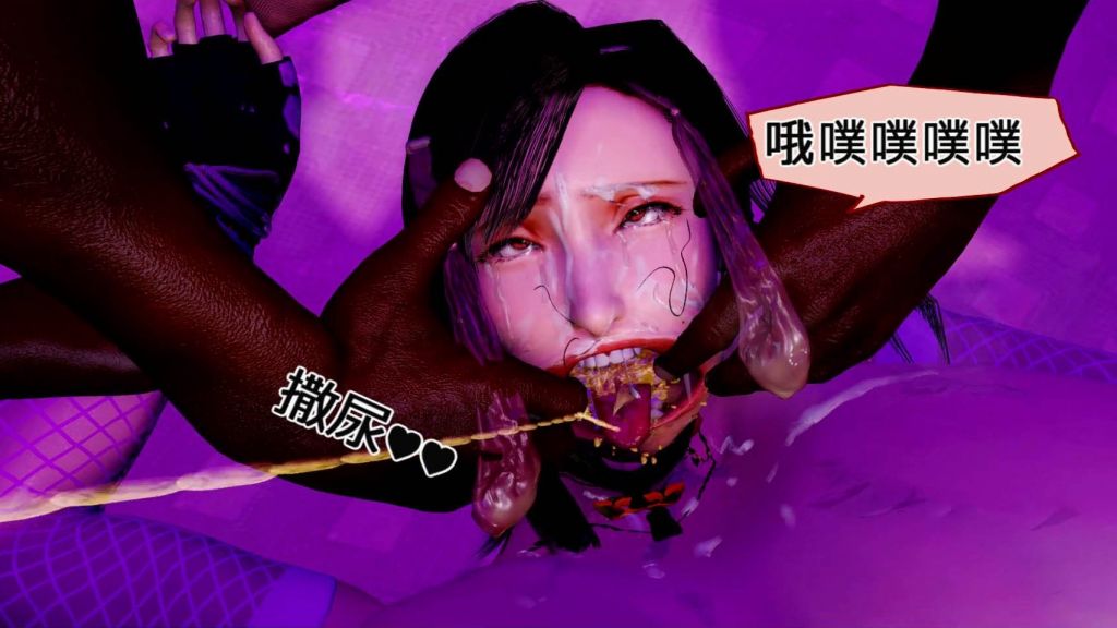 [dance carnival] 【NTR】潜入任務ティファpart11乱交編 喉便器4P [中文字幕]