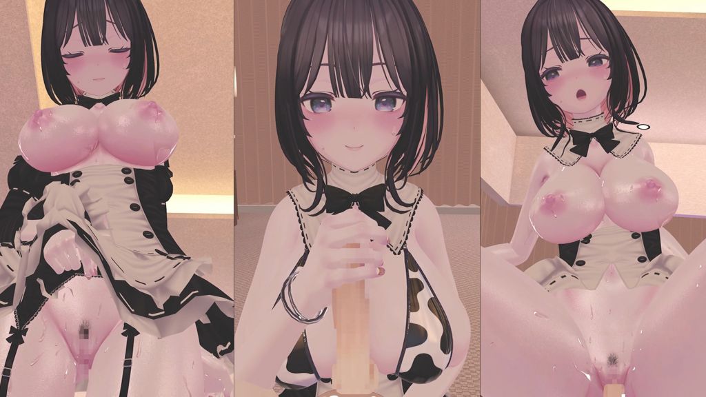 [春羽しか] 気弱な巨乳メイドさんに寝起きご奉仕性処理してもらいました