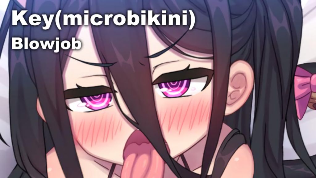 [L0LIKAKU] Key猫耳マイクロビキニ ちん嗅ぎフェラ