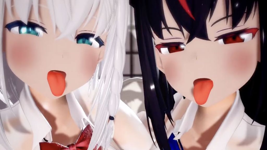 [アポ@MMDer] 狐のお姉さん達に短小ちんちん煽られながらちゅこちゅこ、、、♡