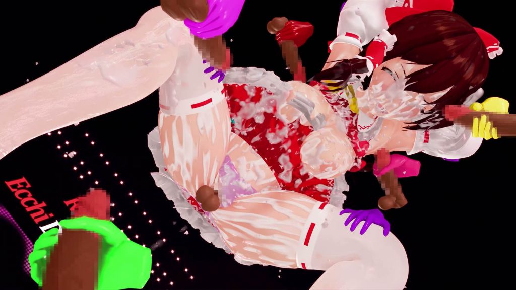 [SKB騎空団 (dopurinu)] 【#40】[紳士ハンド]霊夢さんの白濁ぶっかけ着ザーダンス