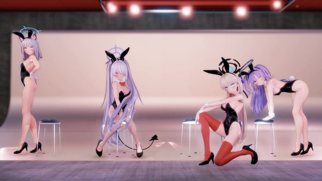 [Silver Cat] ブルアカ４人娘でRollin’C