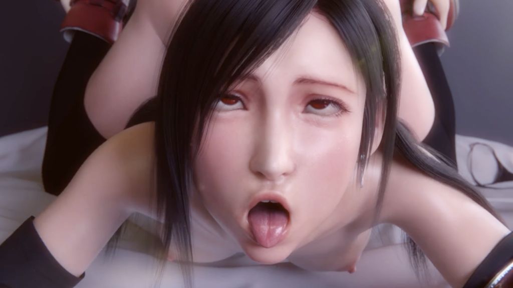 [Pantsushi] Tifa plays Final Fantasy