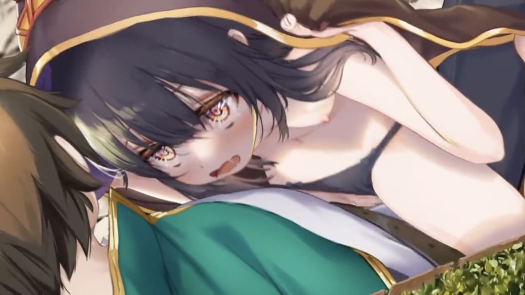 [はるとしを応援し隊] めぐみんが街中で裸にされて隠れてえっちなことされちゃうやつ