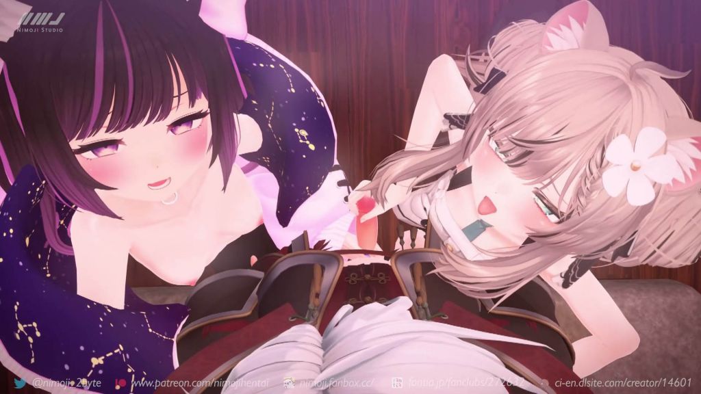 [ねこみみのへや] ぼくせい君があのんちゃんとマヌカちゃんに絞られる