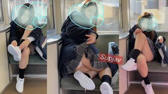 fc2-ppv-2632543 FC2-PPV-2632543 電車で対面した制服女子がスカートヒラヒラさせパンティ見せ付けてくる pa0019 [有]