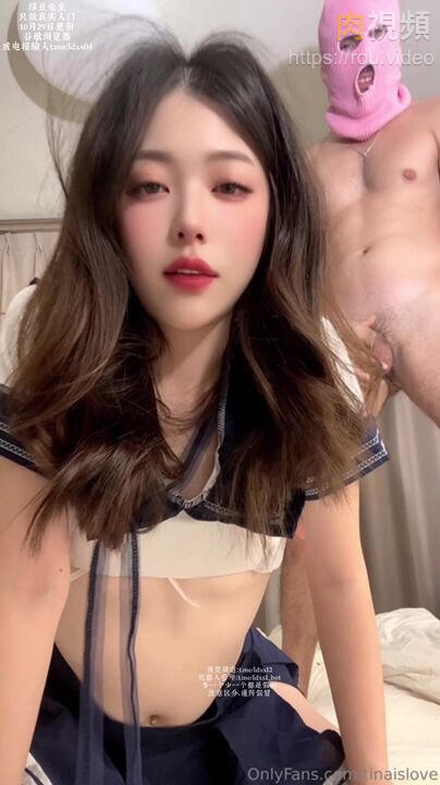 3P輪操漂亮冷艷JK tinaislove